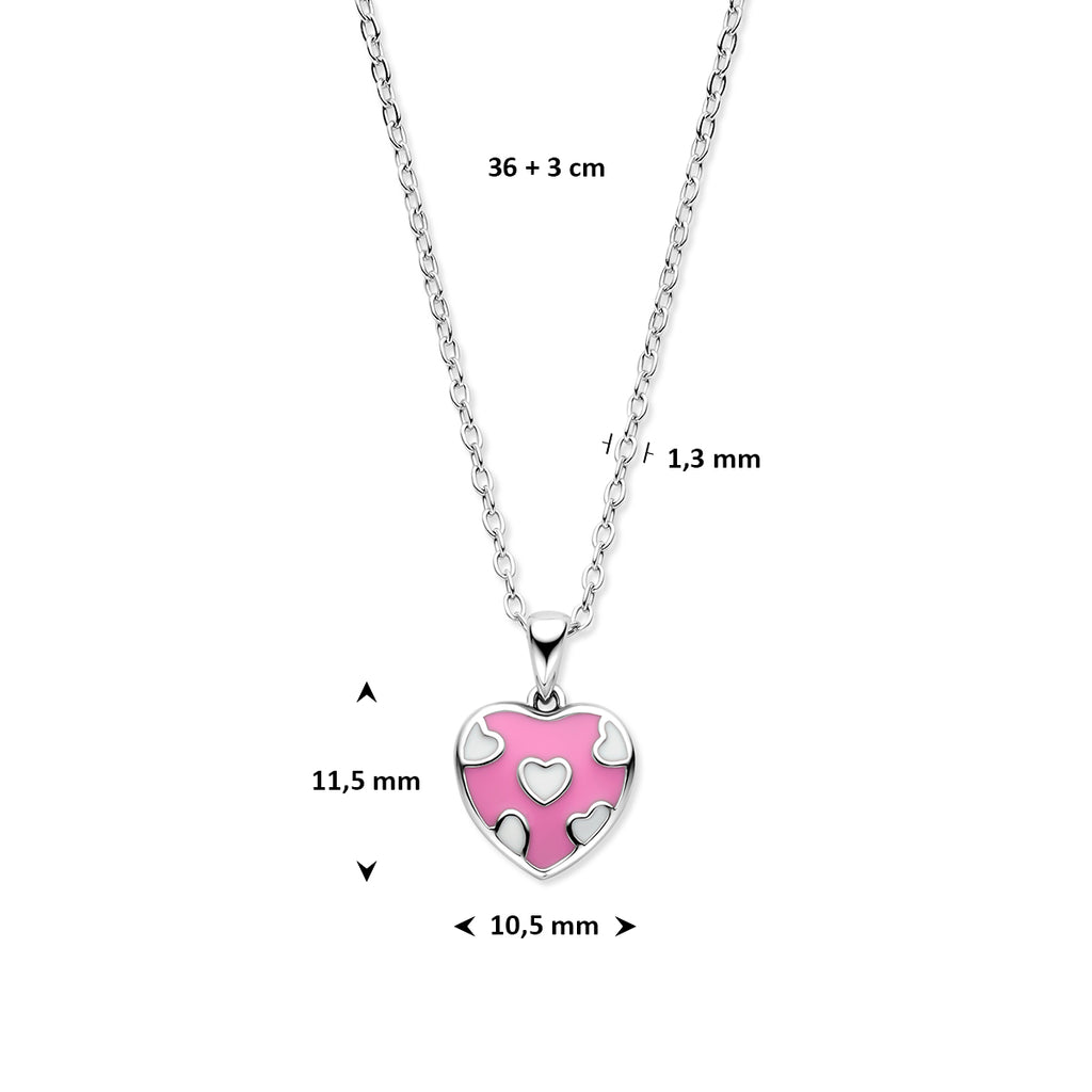 Collier hartje 36 + 3 cm