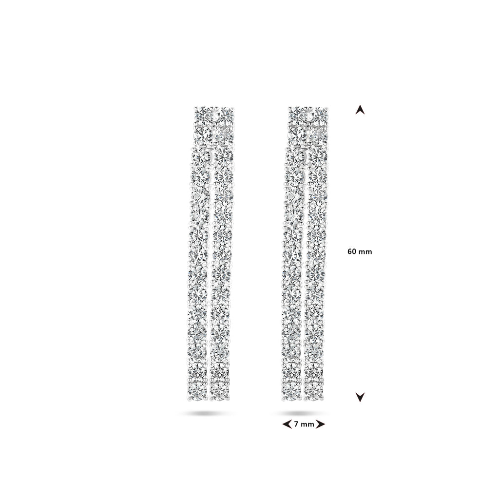 Oorhangers zirkonia