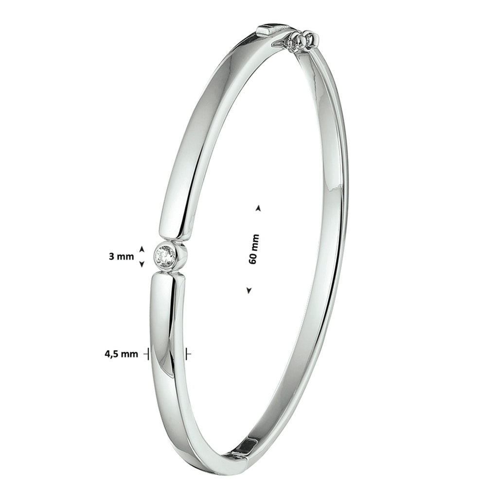 Bangle scharnier zirkonia 4.5 x 60 mm