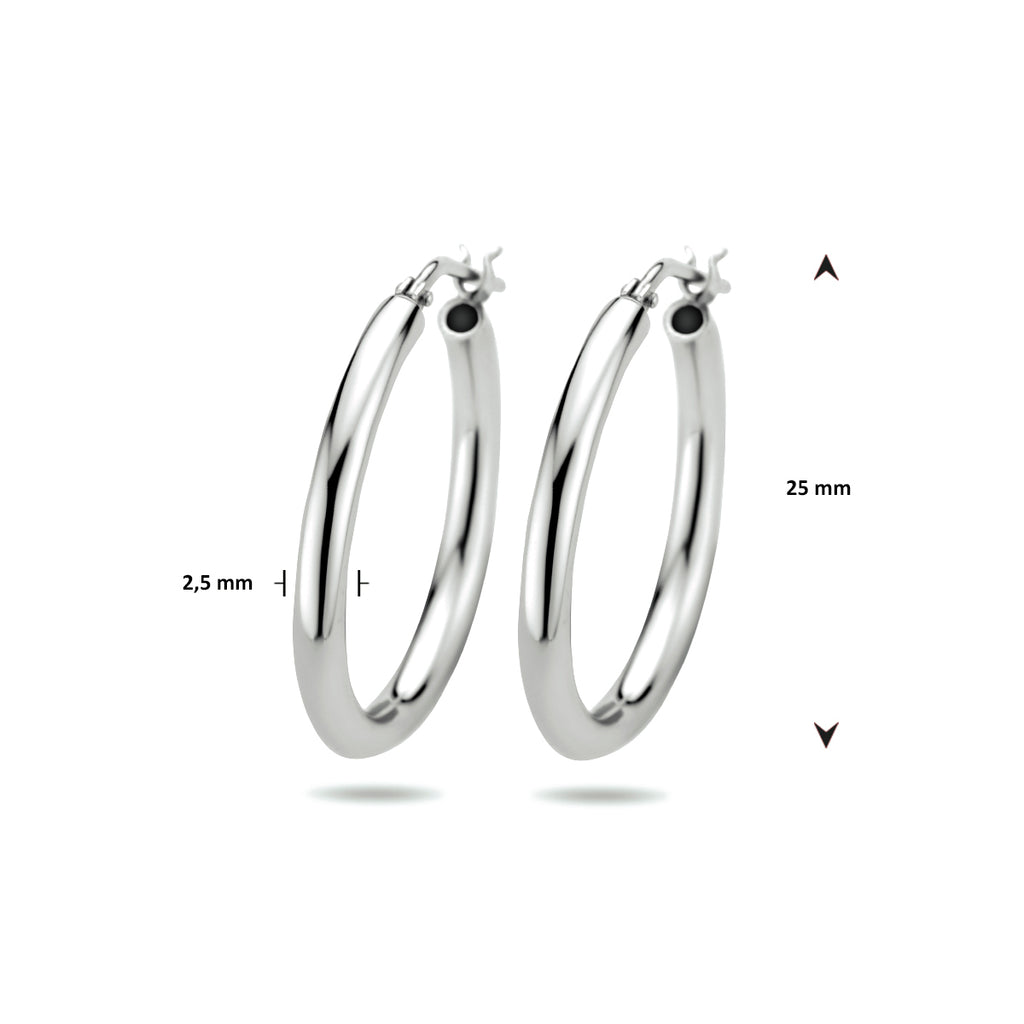 Oorringen 2.5 mm ronde buis
