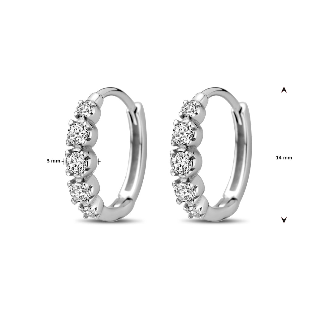 klapoorringen zirkonia 14 mm
