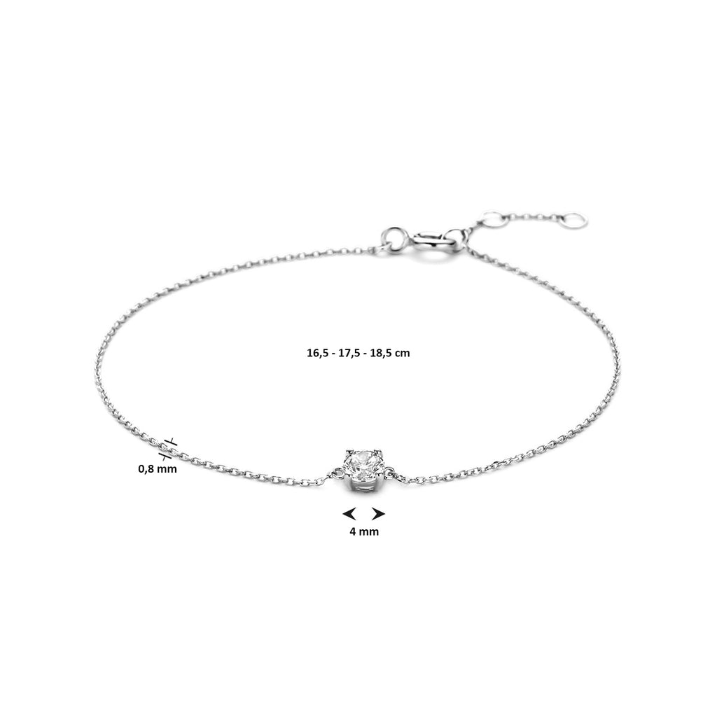 Armband zirkonia 16.5 - 17.5 - 18.5 cm