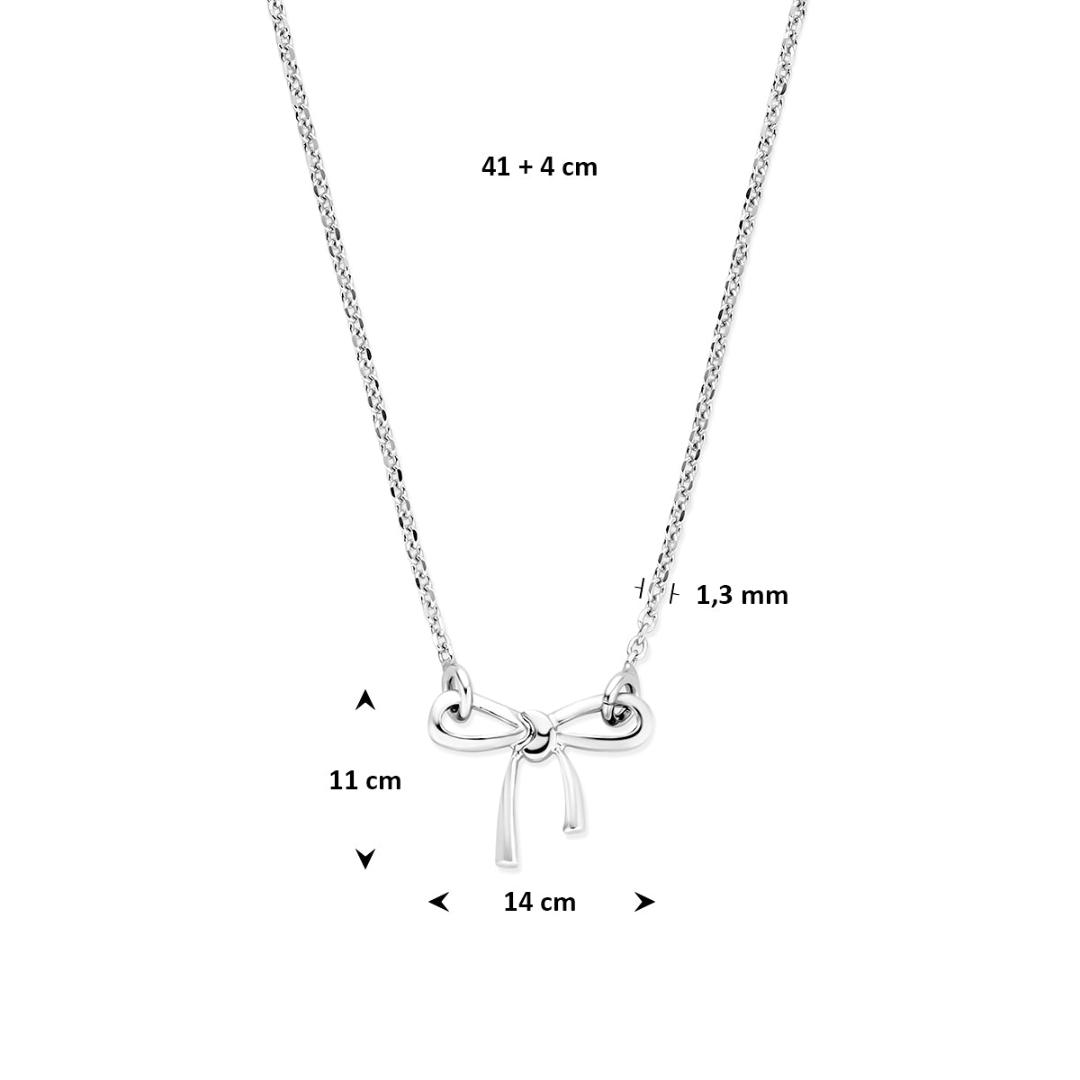 Collier strik 41 + 4 cm
