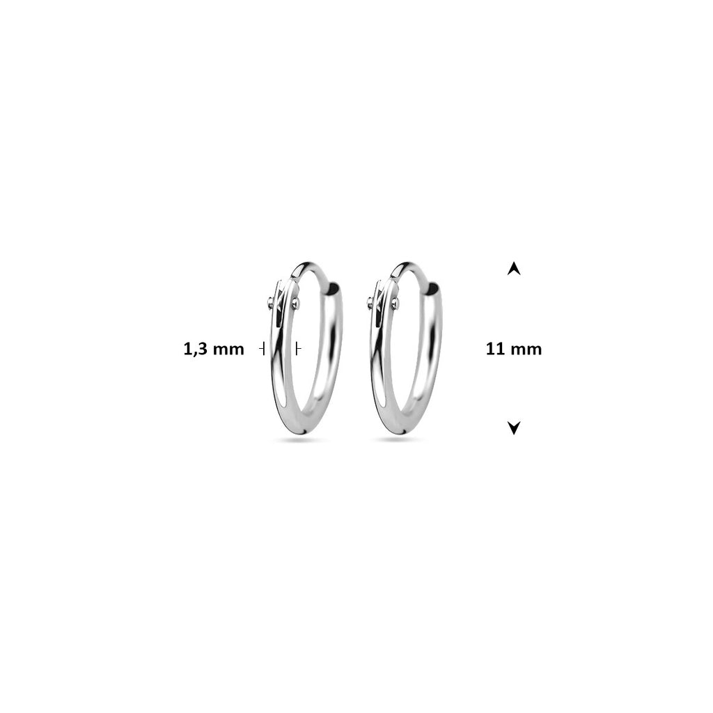 Oorringen 1.3 mm  ronde buis