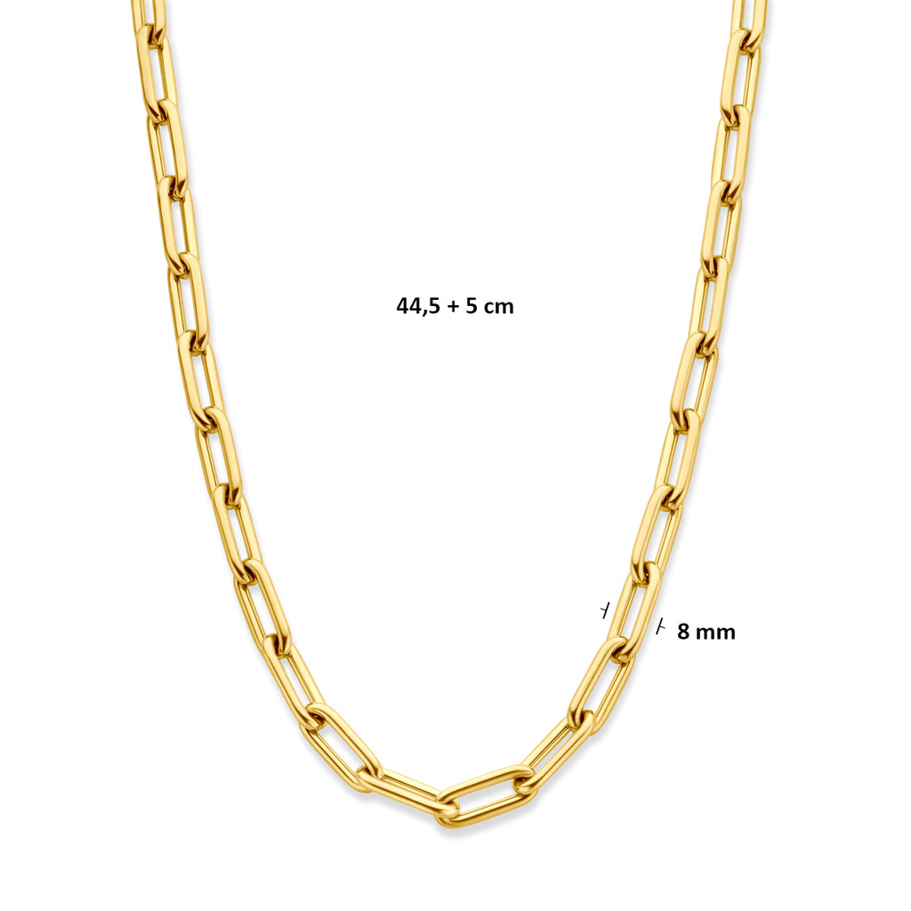 Collier ion plating 8 mm 44.5 + 5 cm