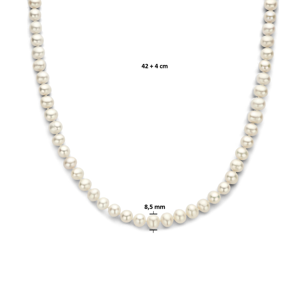 Collier parels 8.5 mm