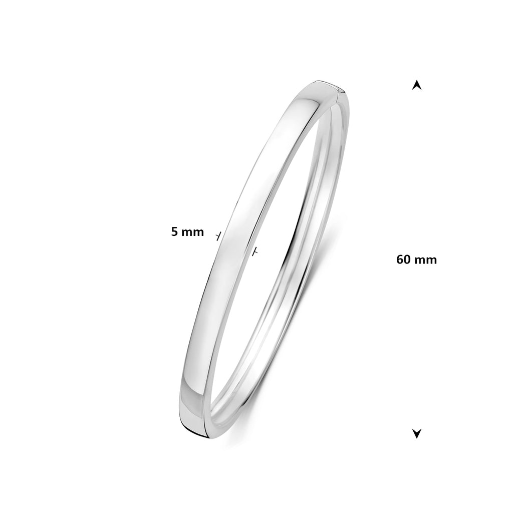 Bangle dop 5 mm vlakke buis