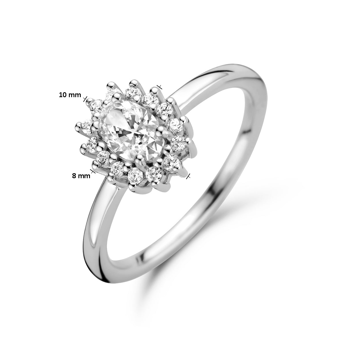Ring zirkonia halo