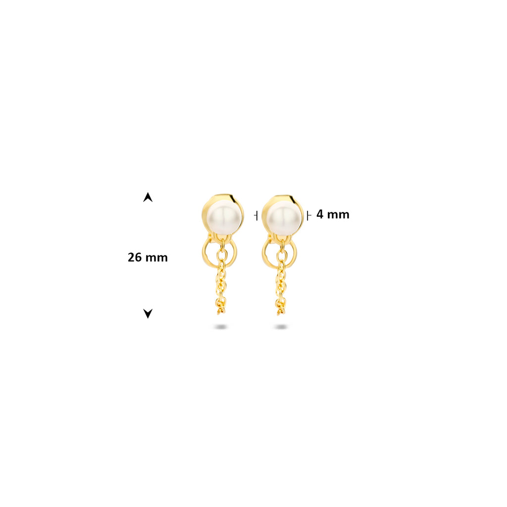 Oorbellen parel 26 mm 1 micron