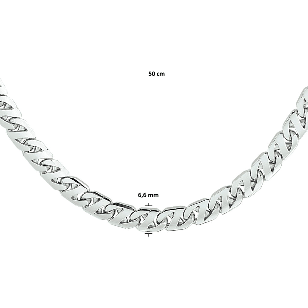 Collier gourmette 6.6 mm