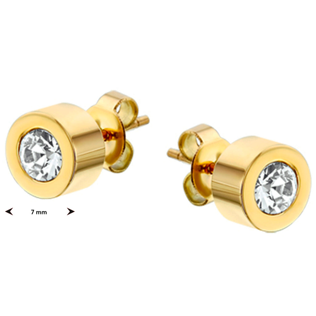 Oorknoppen strass 7 mm