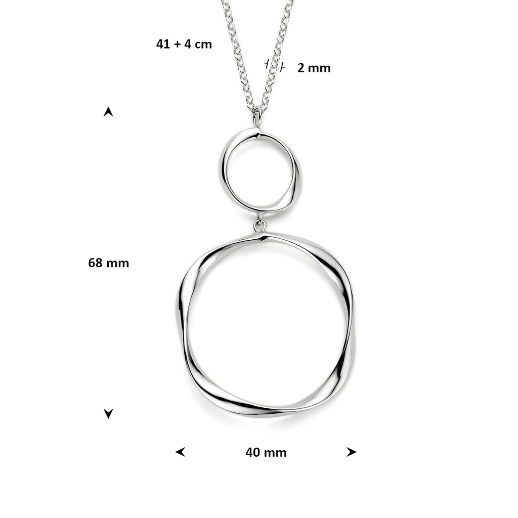 Collier gedraaid 41 + 4 cm