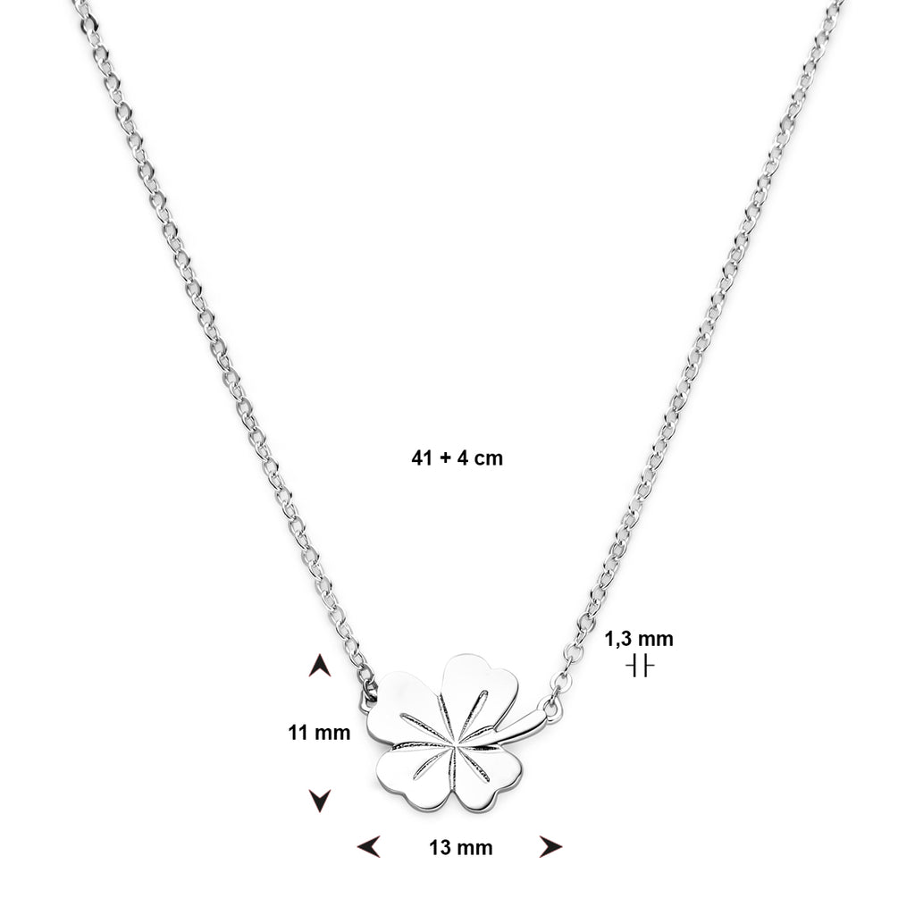 Collier met klavertje 4 DAMES
