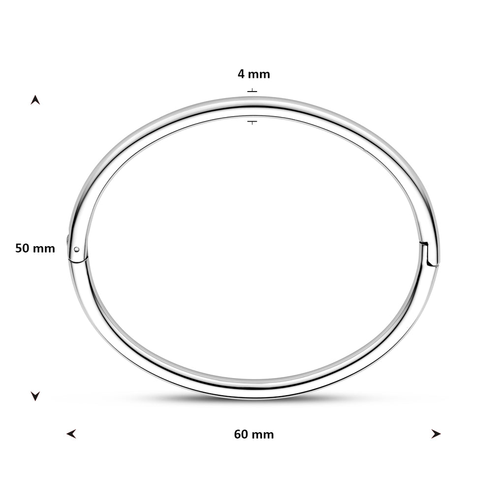 Bangle scharnier ronde buis 4 mm 60 mm