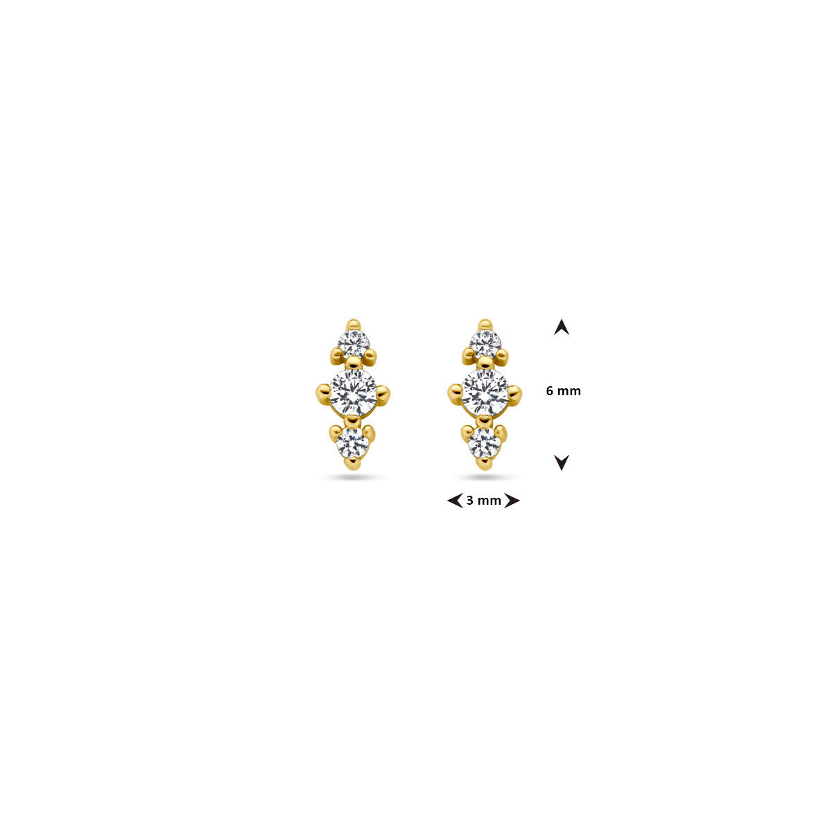 Oorknoppen zirkonia 1 micron