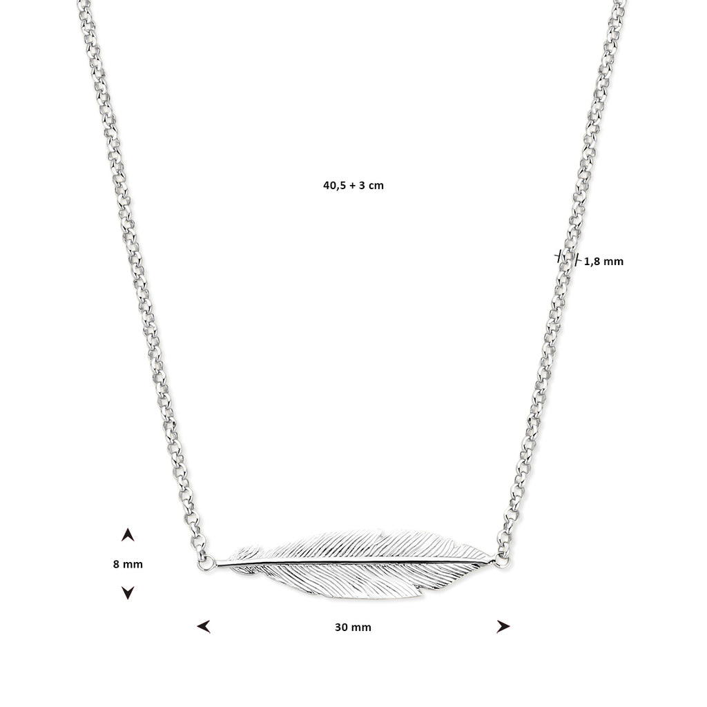 Collier veer 40.5 + 3 cm