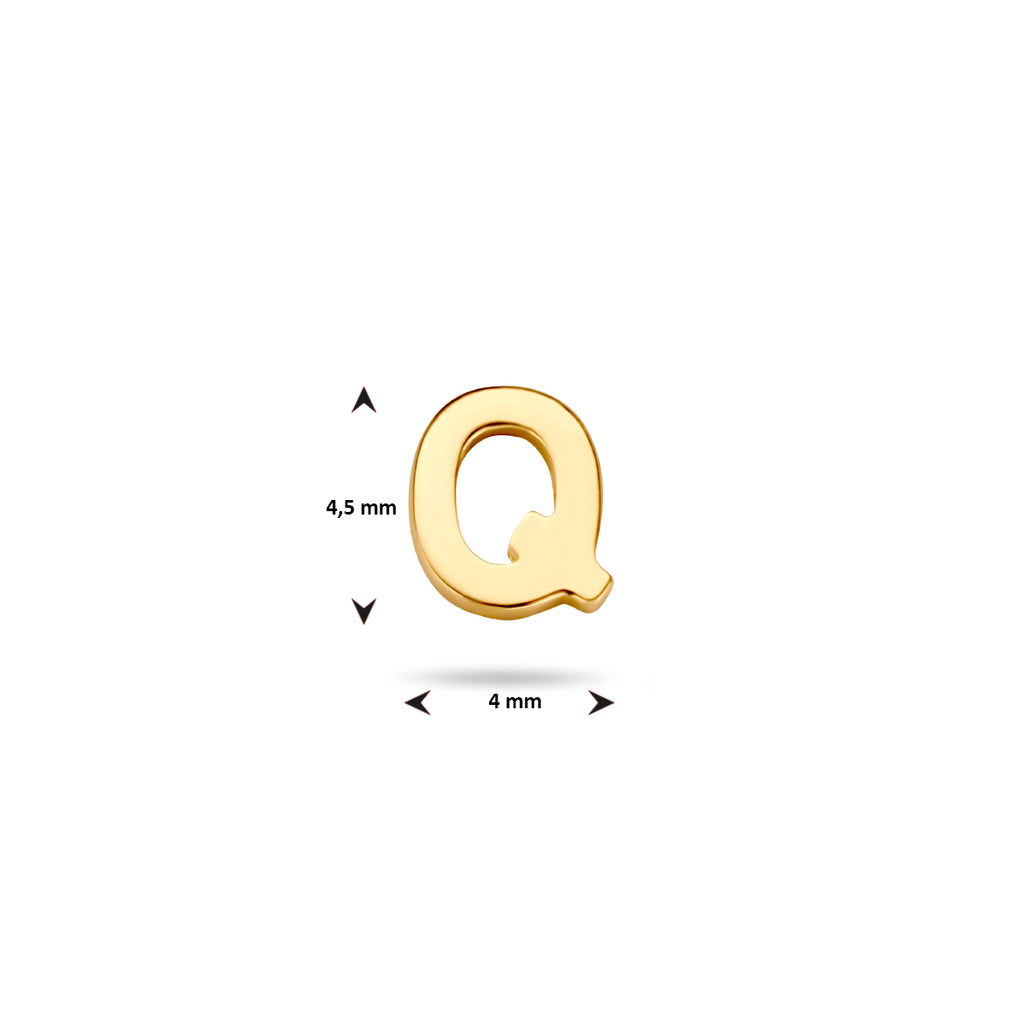 Oorknop letter