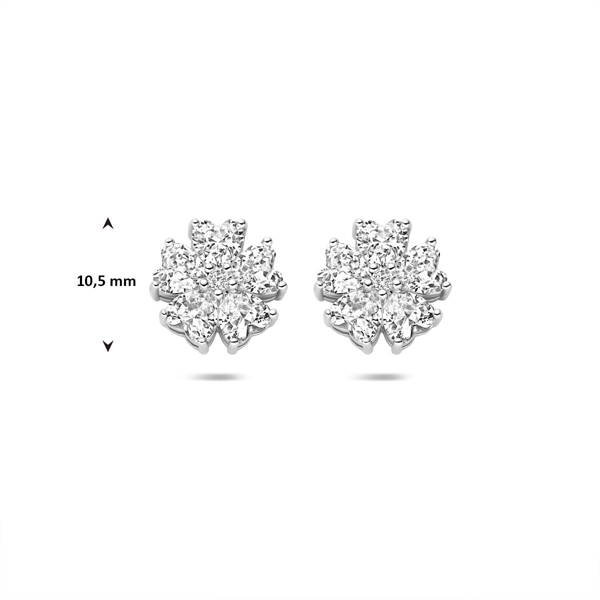 Oorknoppen zirkonia 10.5 mm