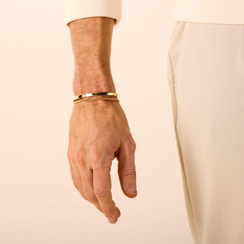 bangle scharnier massief vlakke buis 4.0 mm