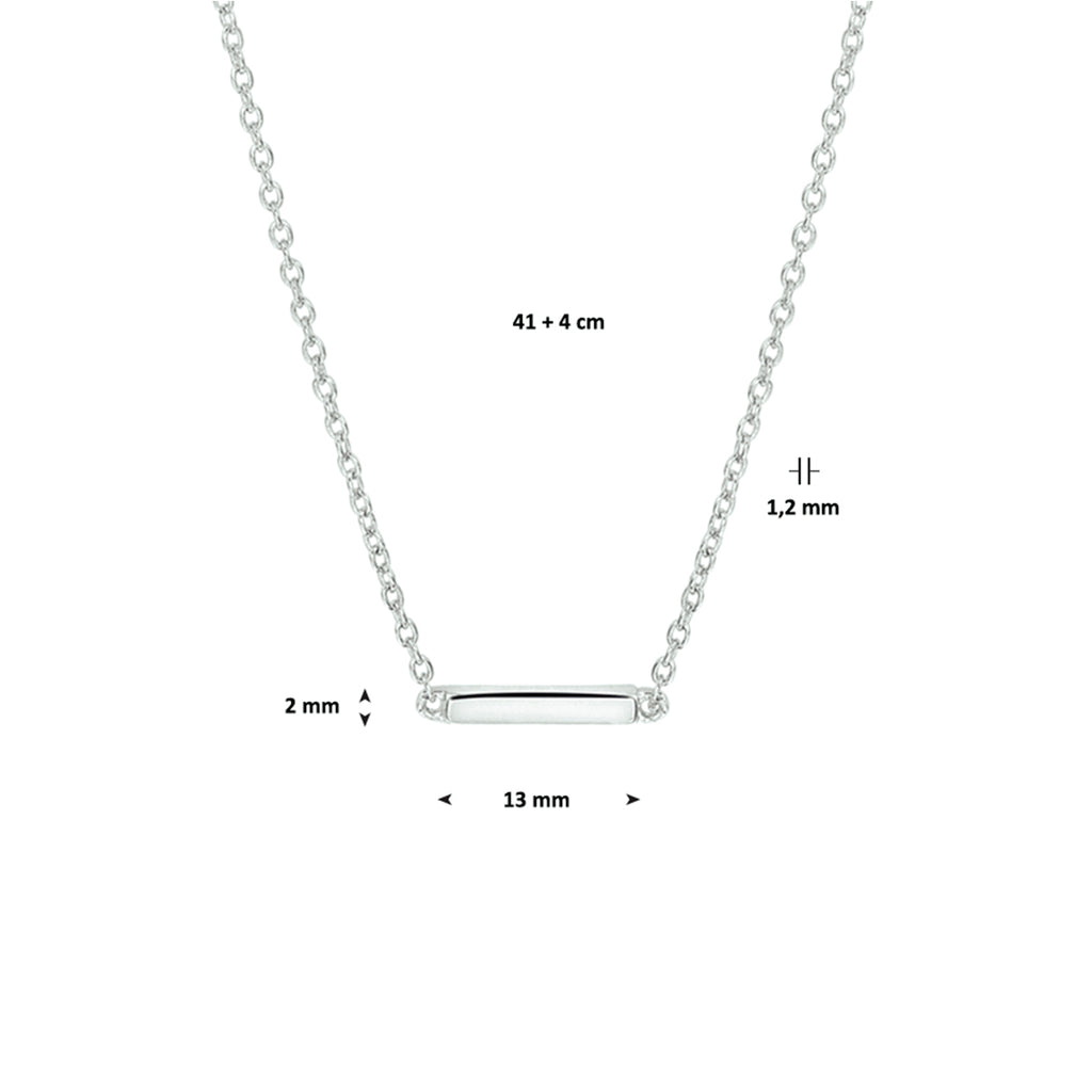 Collier - zilver