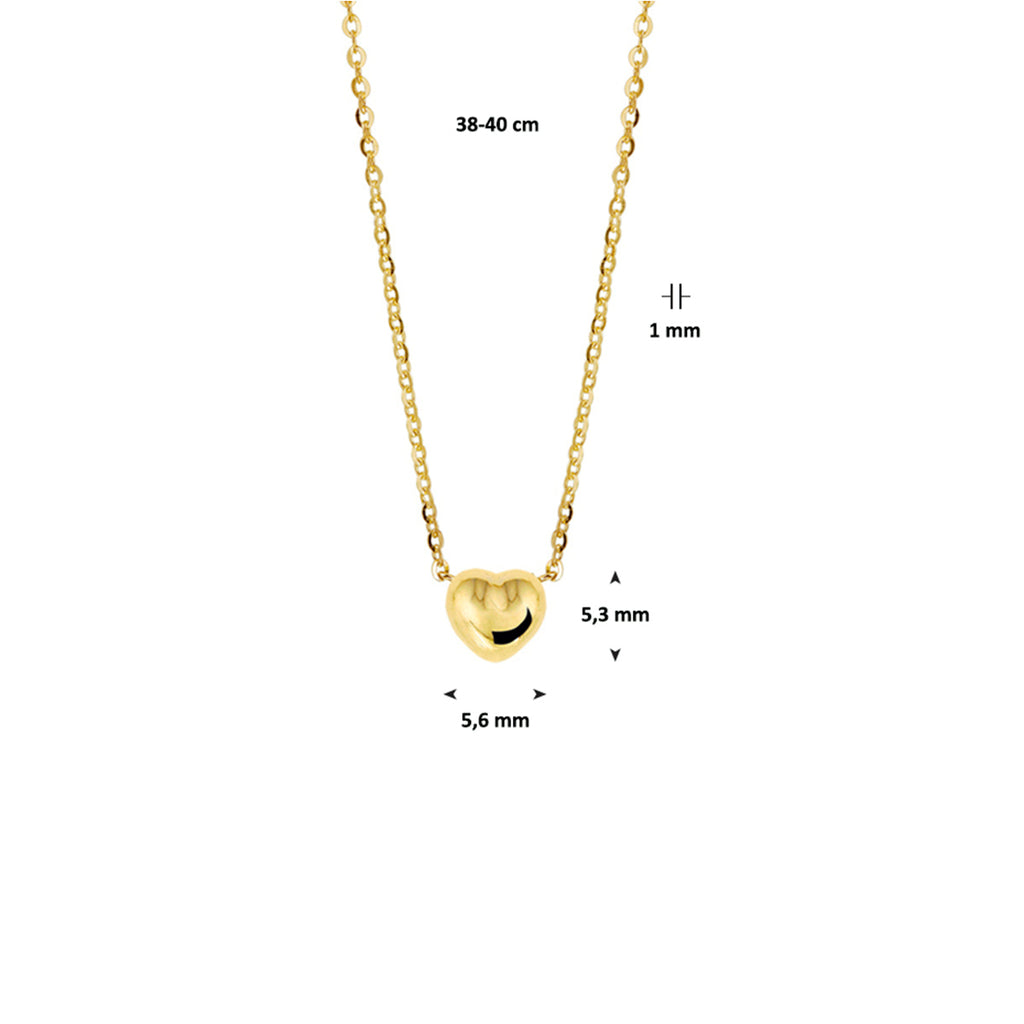 Collier hart 38 - 40 cm