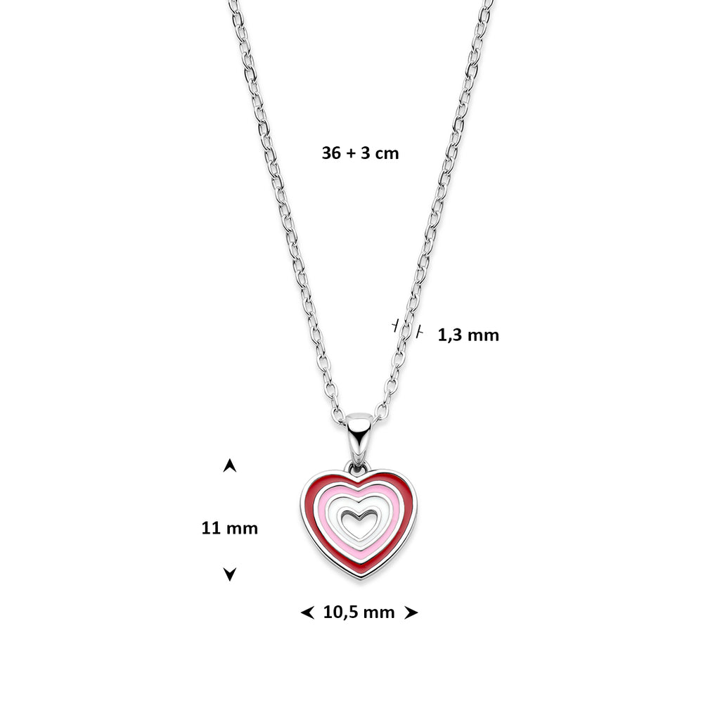 Collier hartje 36 + 3 cm