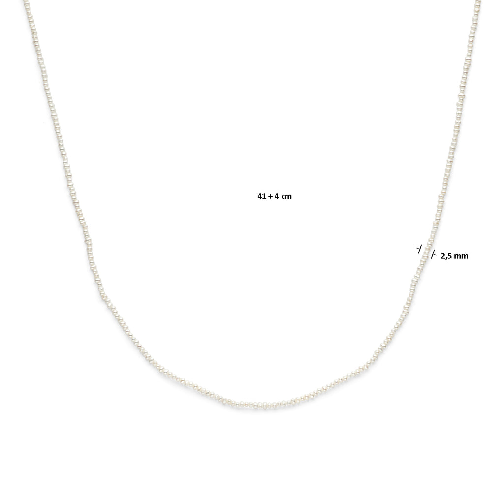 Collier parels 41 - 45 cm