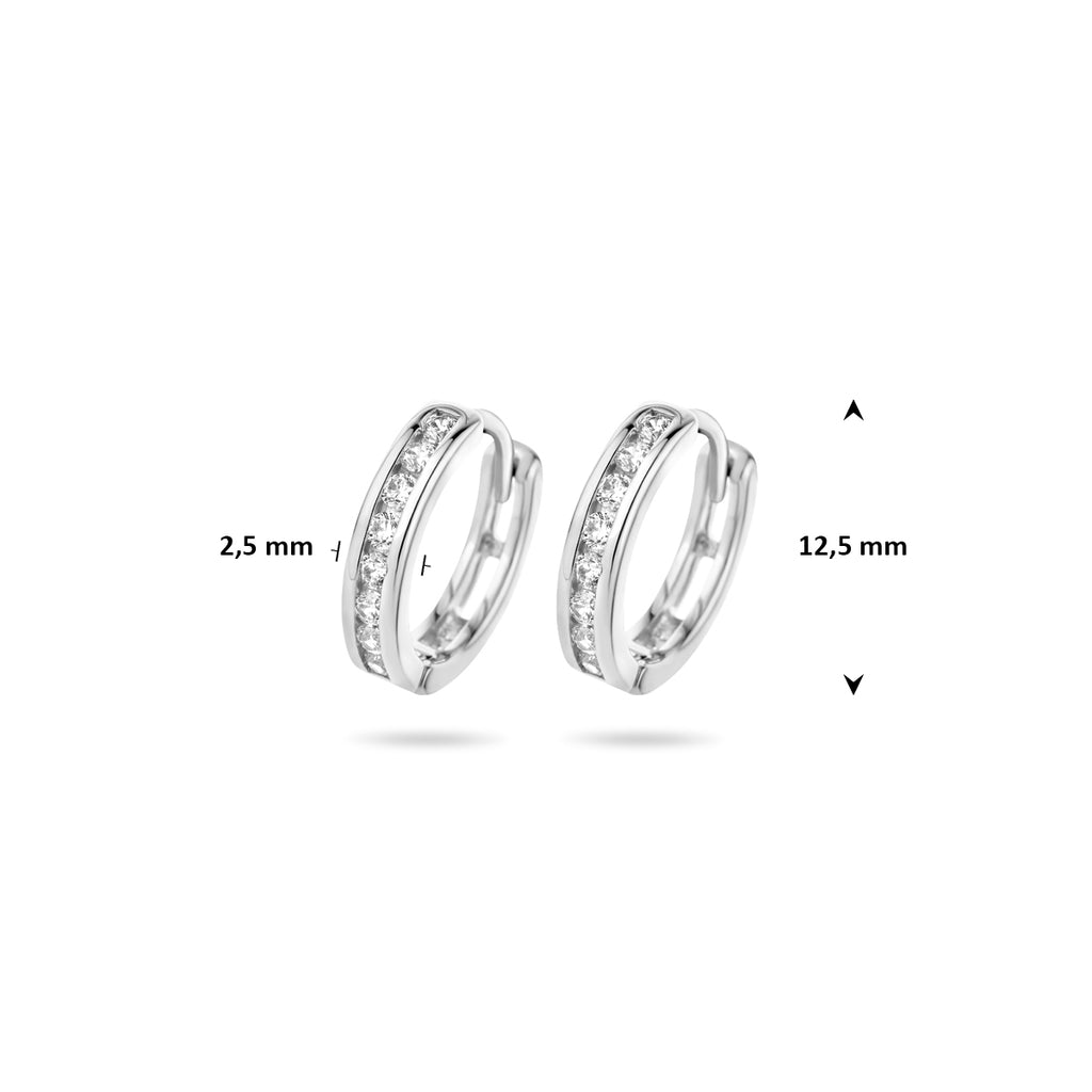 Klapoorringen 2.5mm zirkonia