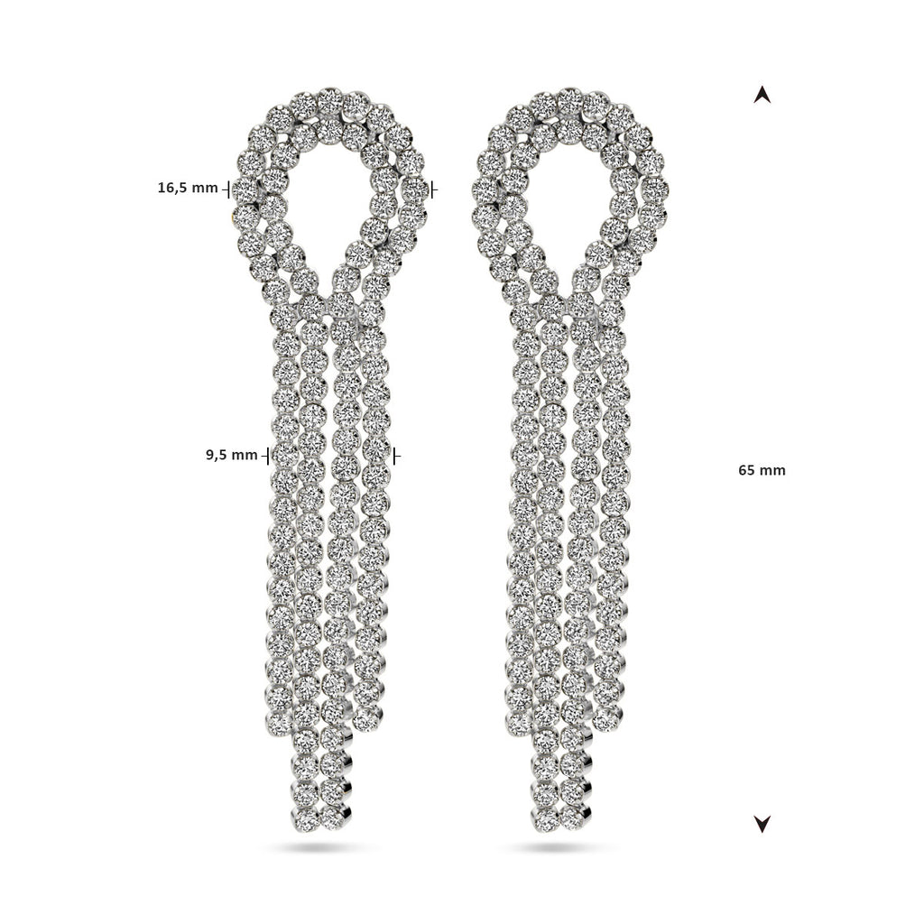Oorhangers zirkonia