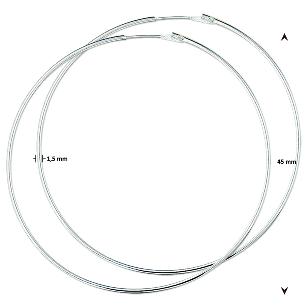 Oorringen 1.5 mm ronde buis