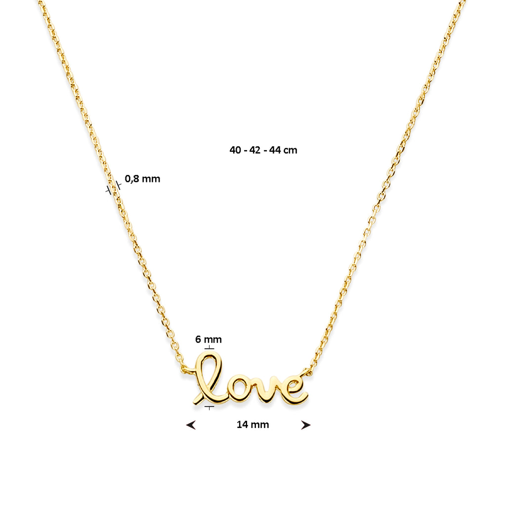 Collier love 40 – 42 – 44 cm