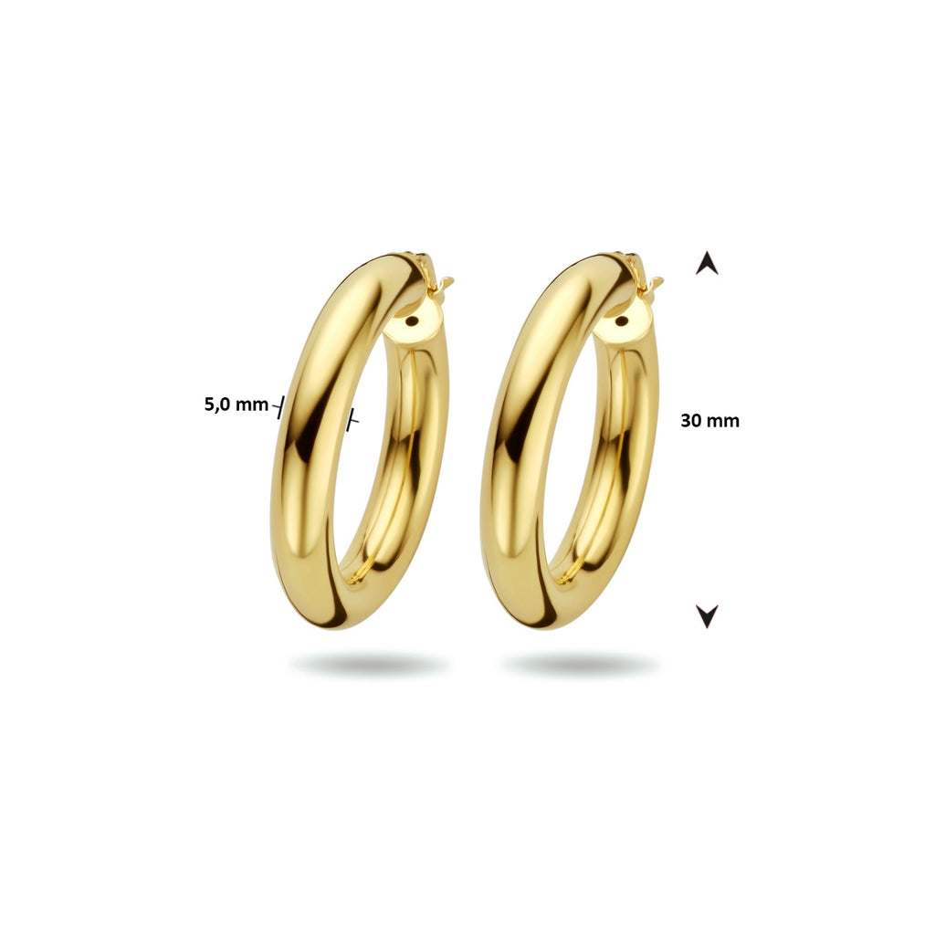 Oorringen ronde buis 5.0 mm 1 micron