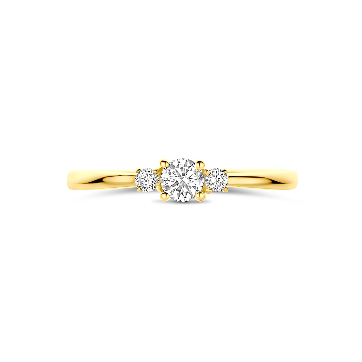 ring lab grown diamant 0.25ct h si