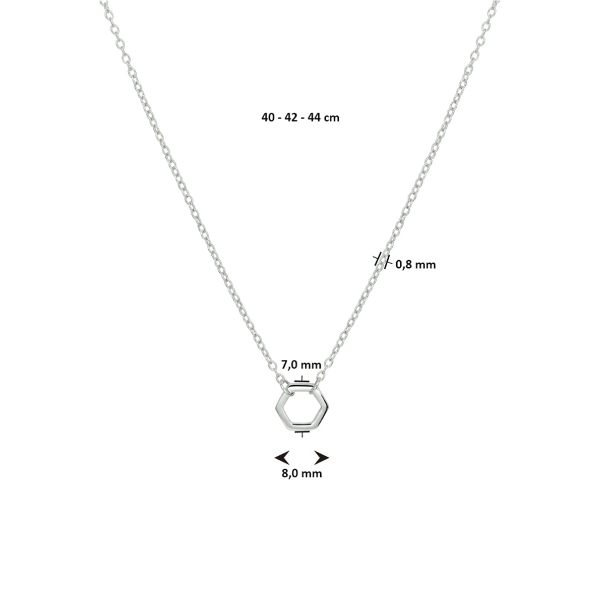 Collier - Zilver