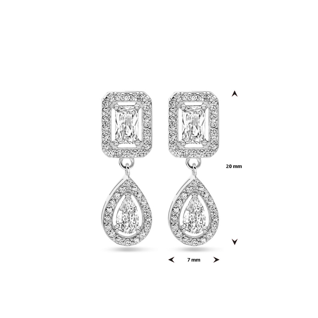 Oorhangers zirkonia 20 mm