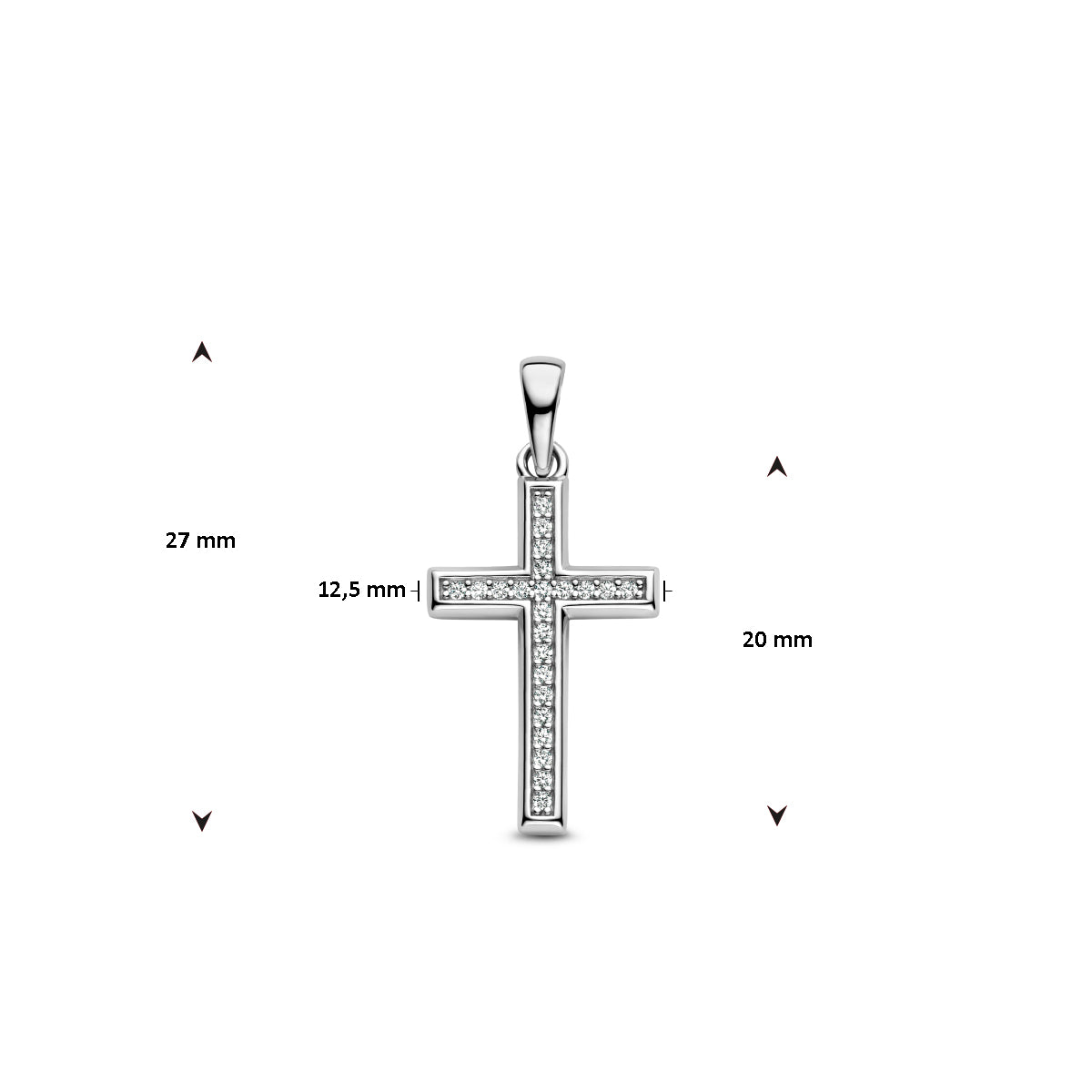 Hanger kruis zirkonia