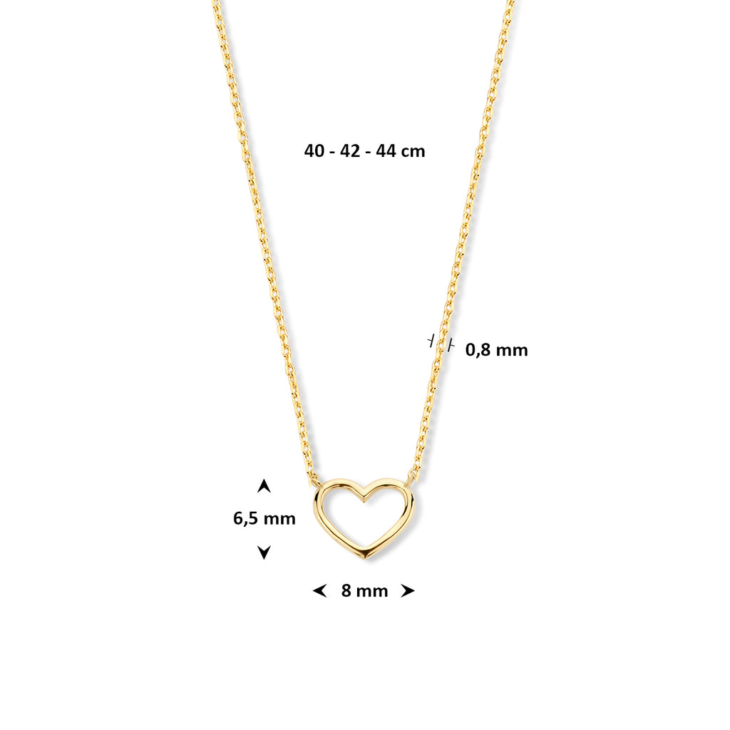 Collier hart 40 - 42 - 44 cm