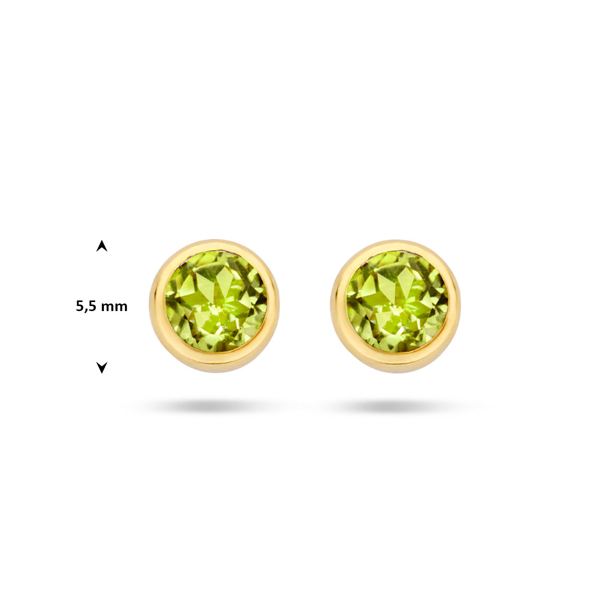 Oorknoppen peridot