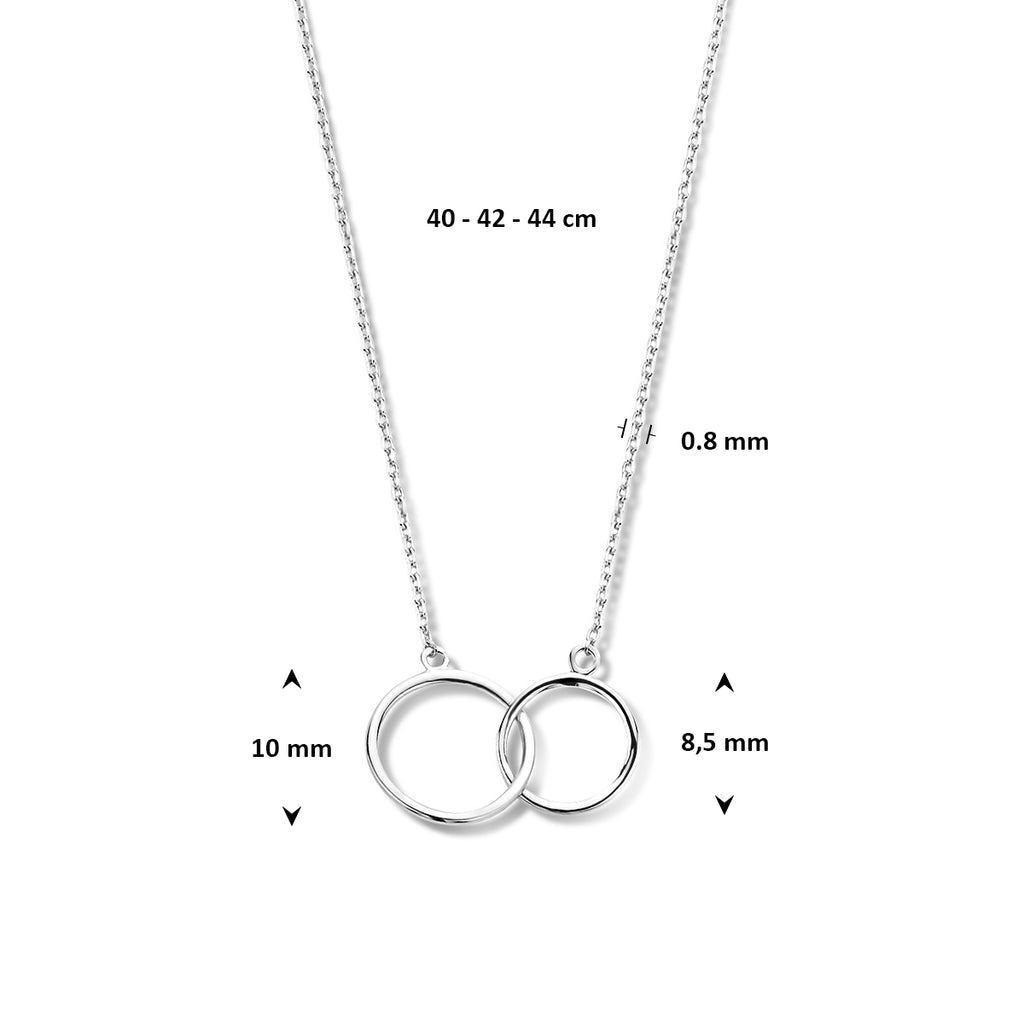 Collier rondjes 40 + 3 cm