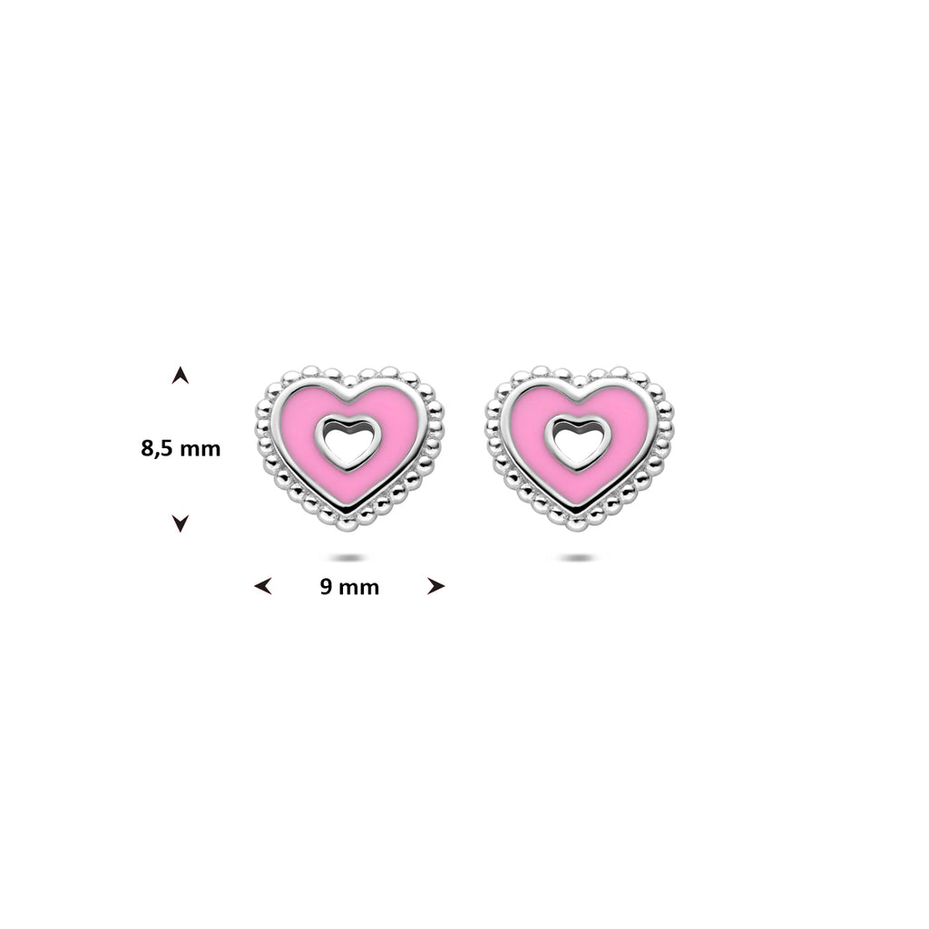 Oorknoppen hartje 8.5 mm