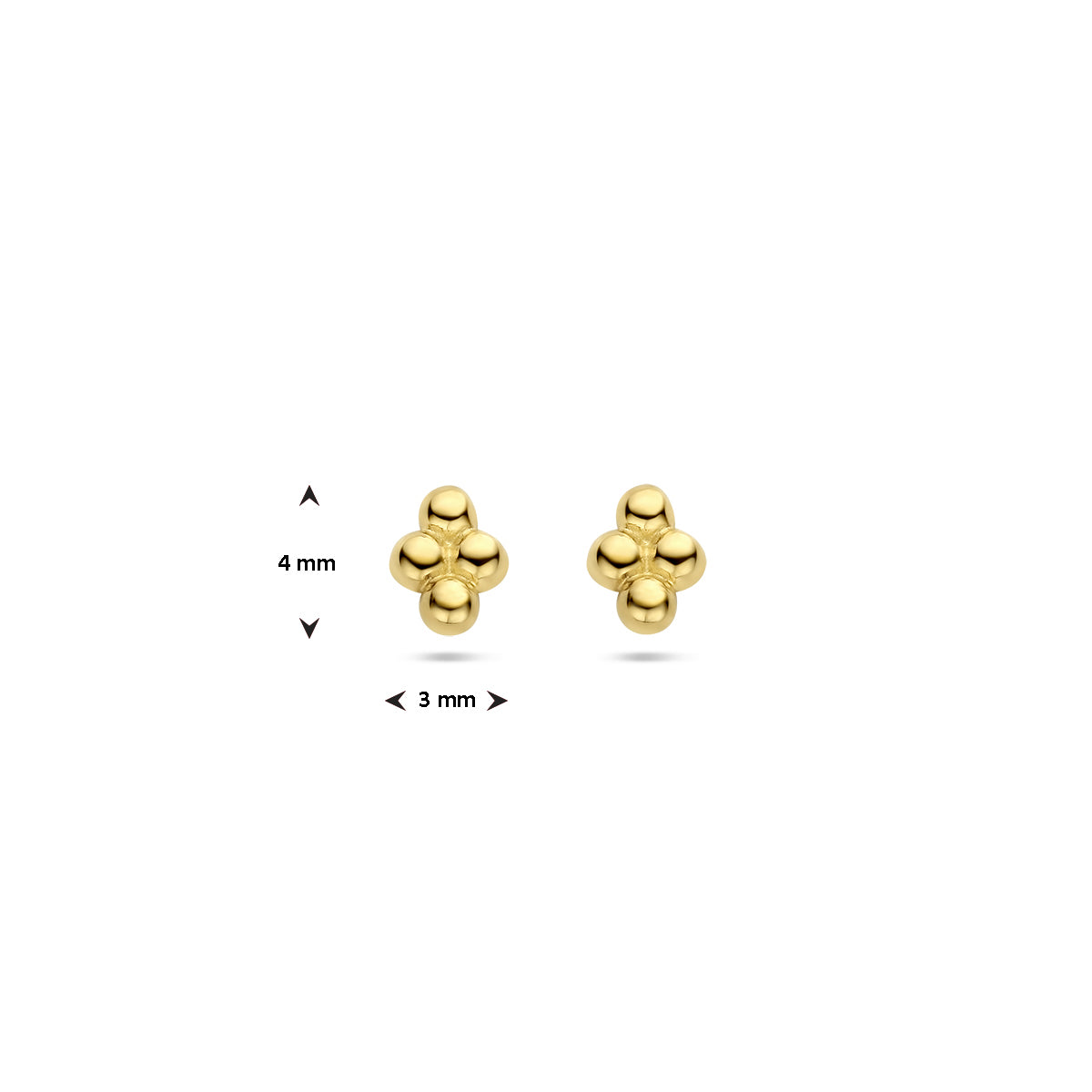 Oorstekers - goud