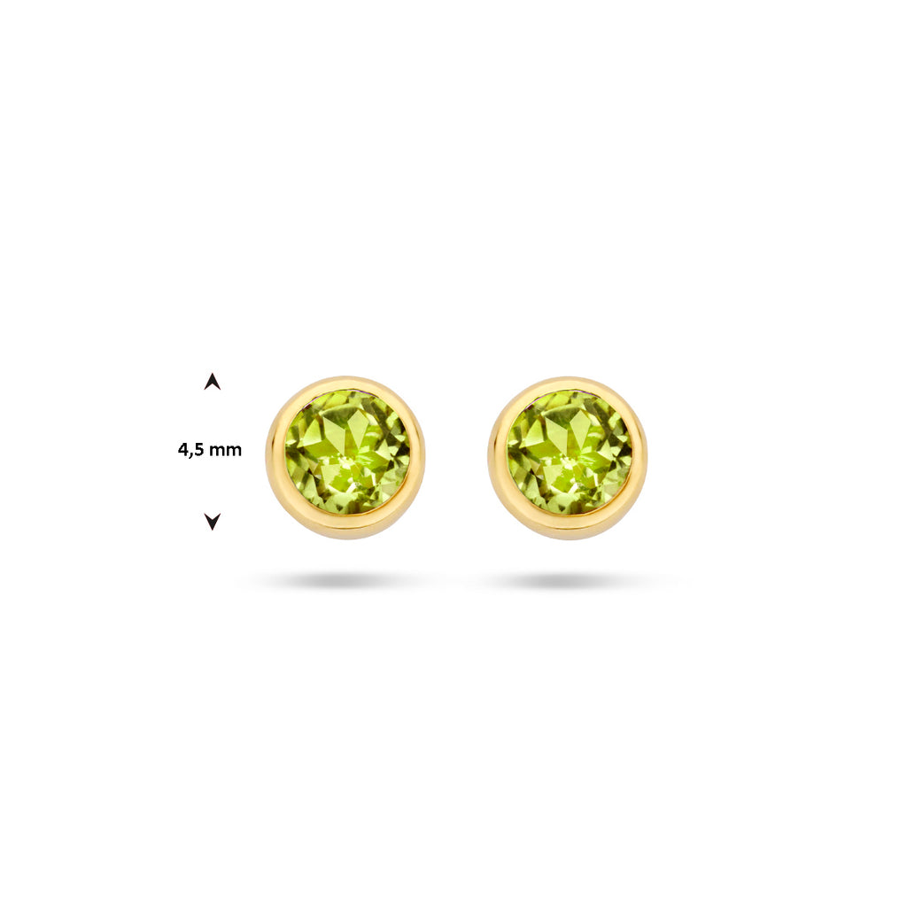 Oorknoppen peridot
