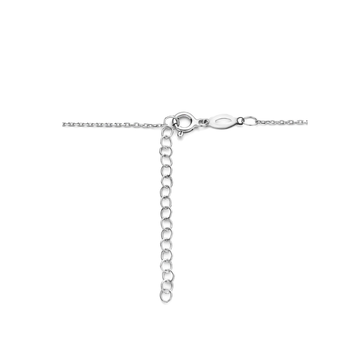 Collier zirkonia 41 + 4 cm halo