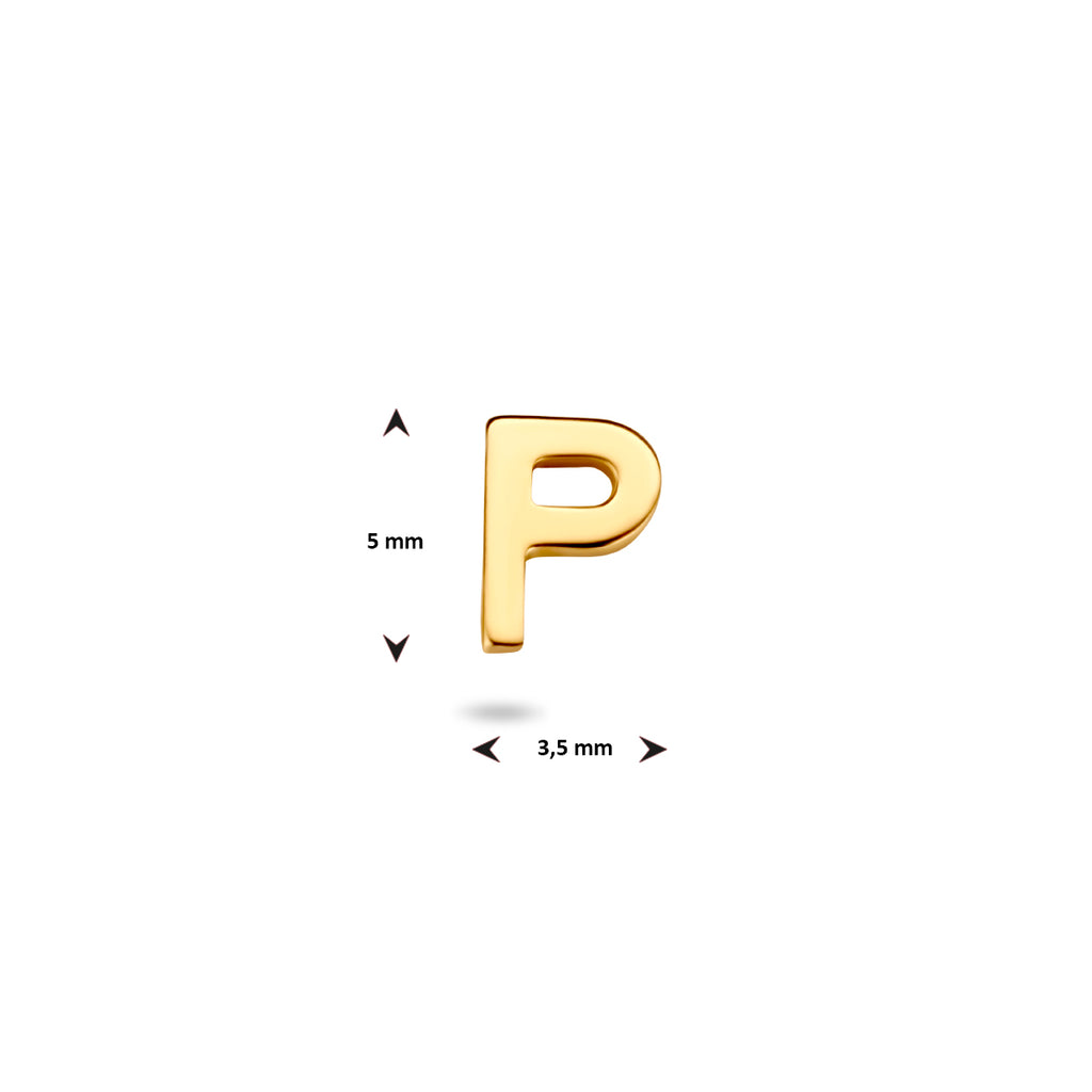 Oorknop letter
