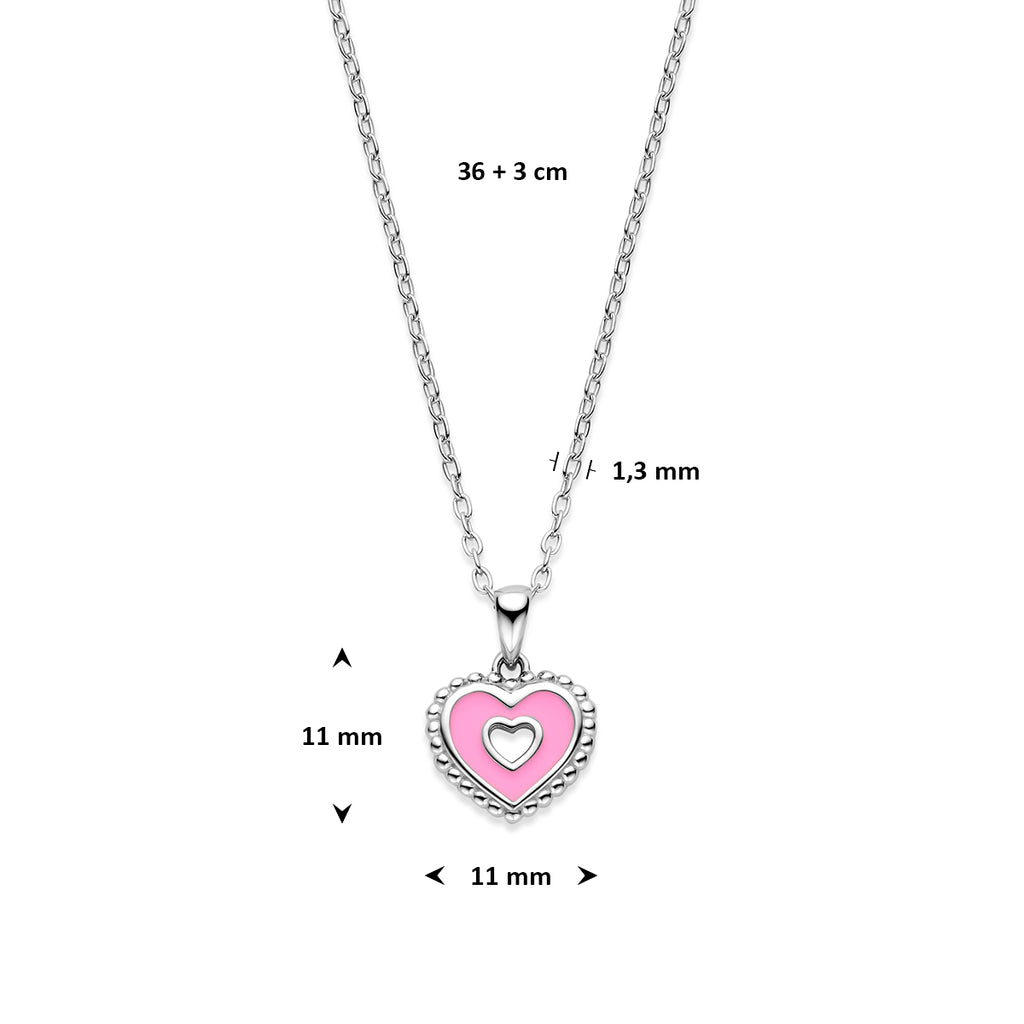Collier hartje 36 + 3 cm