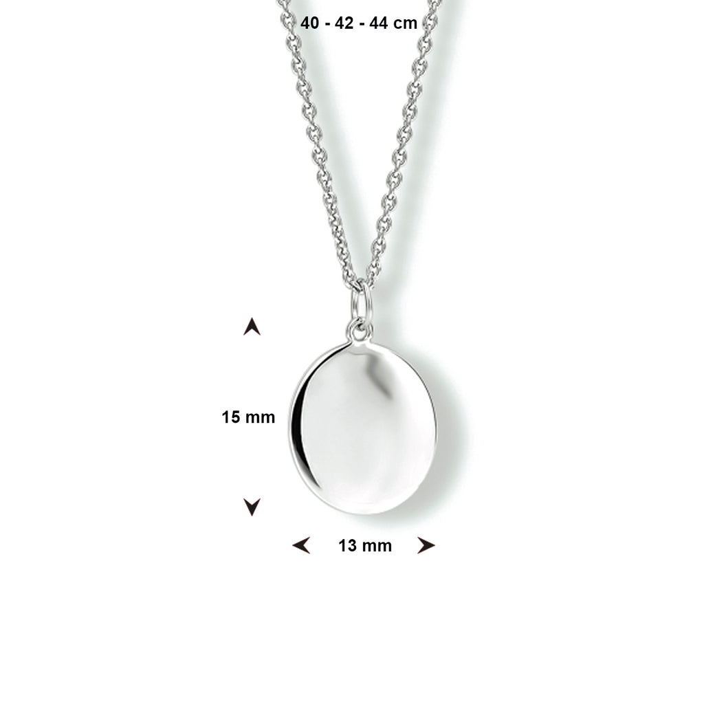 Graveercollier ovaal 40 - 42 - 44 cm
