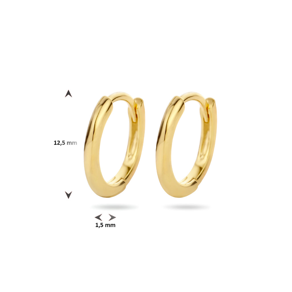 Klapoorringen half rond 1 micron