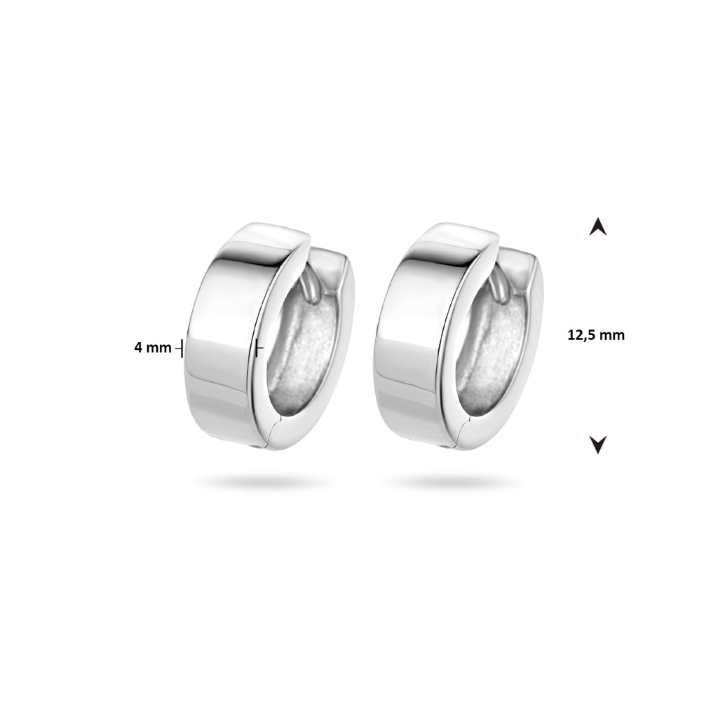 Klapoorringen 4 mm vlak