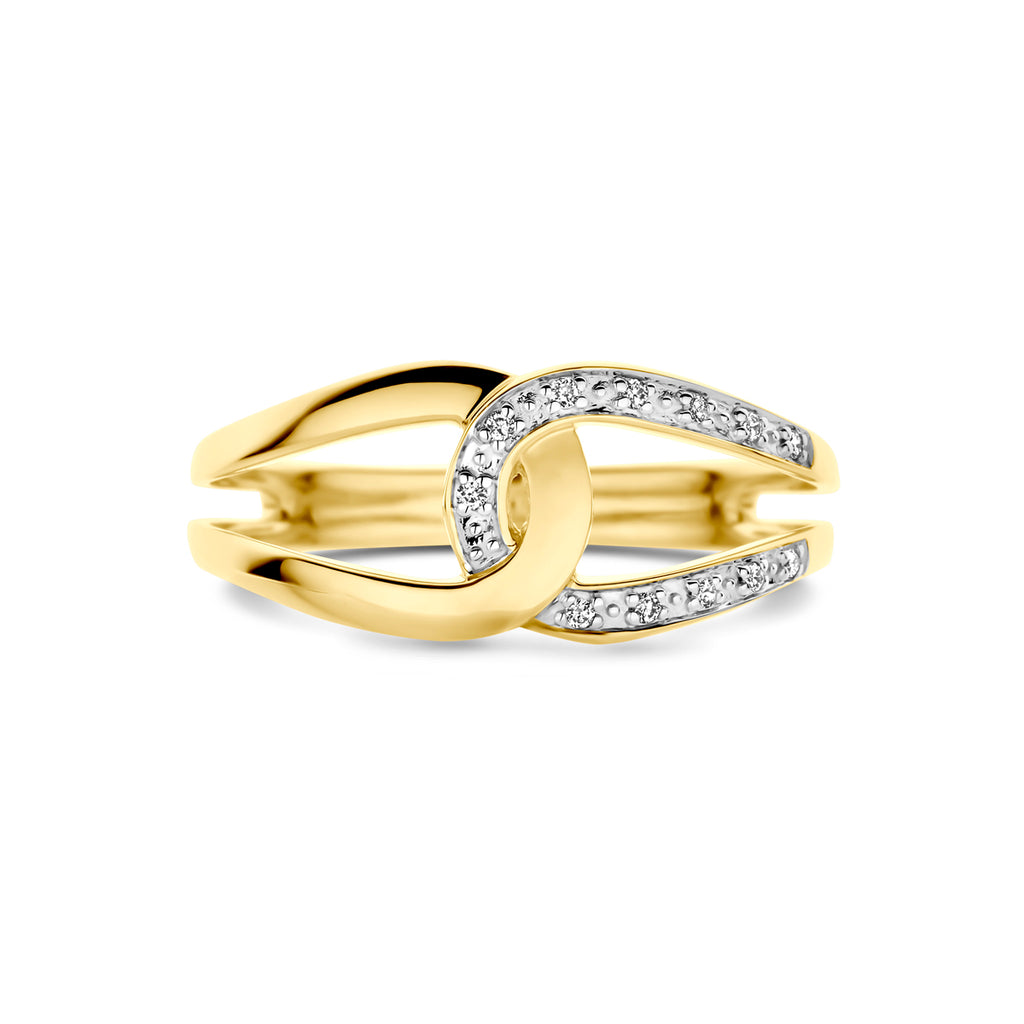 Ring diamant 0.03ct h si