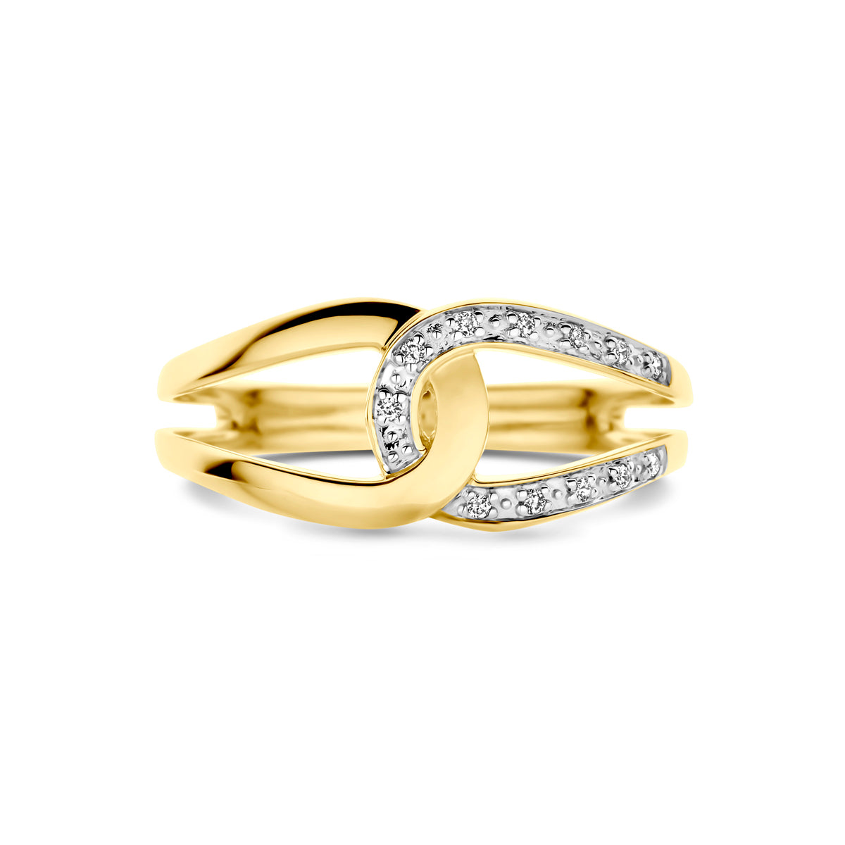 Ring diamant 0.03ct h si